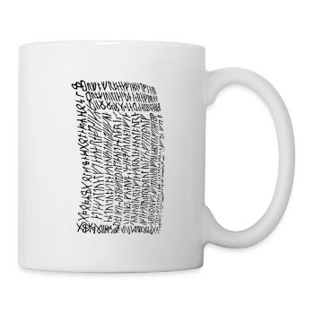 Viking rune script - Vikings Runes - Mug - white - Right