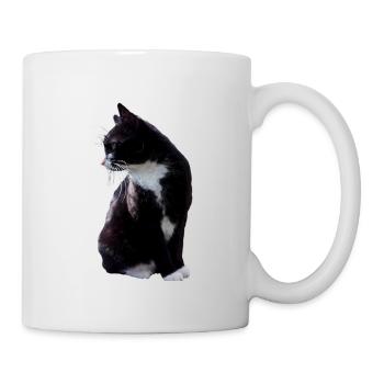Cat, kitten, design, graphics, real, realistic - Mug - white - Right