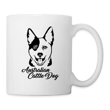 Australian cattle dog - Mug - white - Right