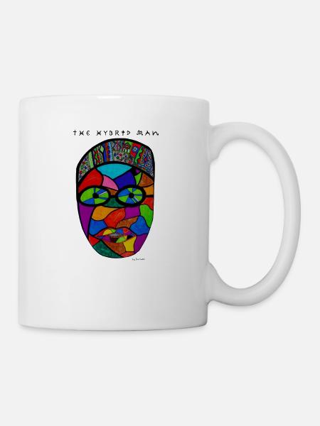 Hybrid Man - Tasse - Weiß