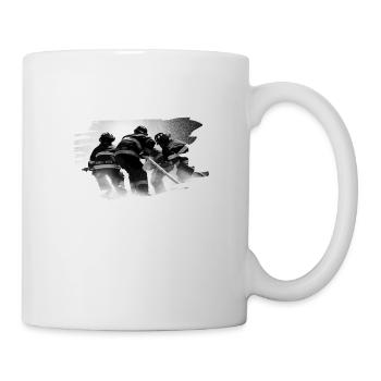Pompiers en action - Mug blanc - blanc - Droite