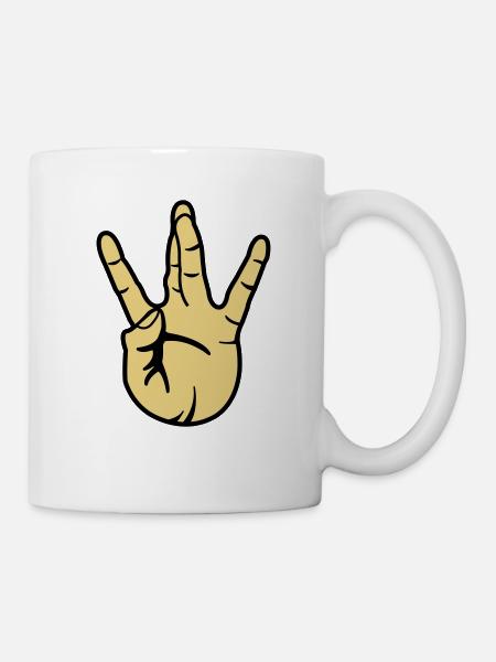westside hand - Tasse - Weiß