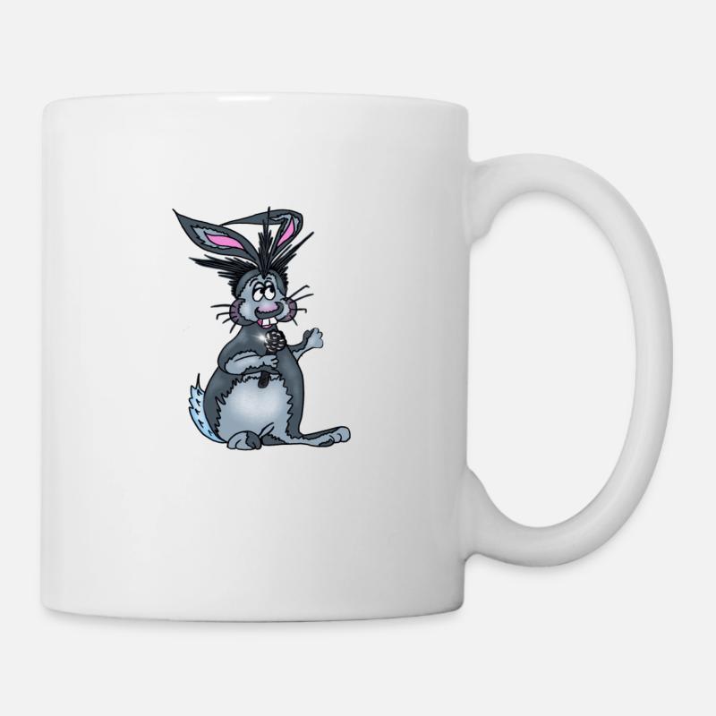 Hase Sänger - Tasse - Weiß
