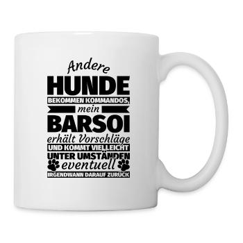 Barsoi Hund Geschenke - Tasse - Weiß - Rechts
