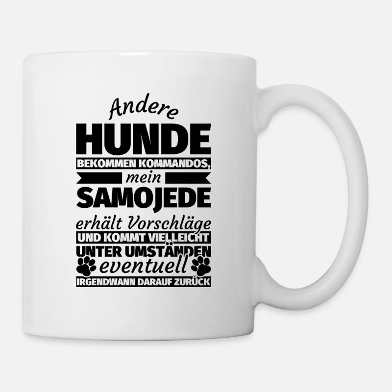 Samojede Hund Geschenke - Tasse - Weiß