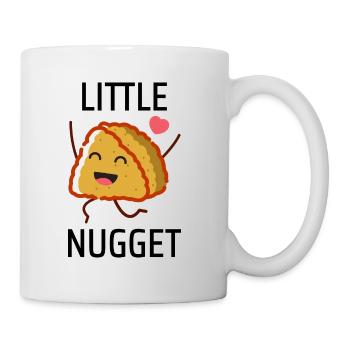 Little Chicken Nugget Fast Food Funny Saying - Mug - white - Right