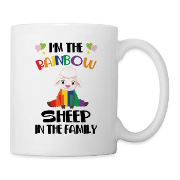 I'm The Rainbow Sheep In The Family Lesbian Love G - Tasse - Weiß - Rechts