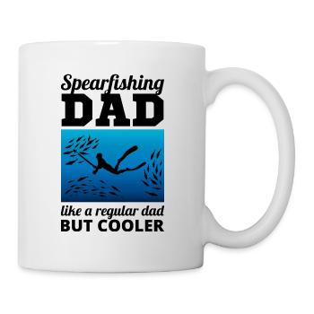 Pêche sous-marine Pêche sous-marine Papa Fête des Pères - Mug blanc - blanc - Droite