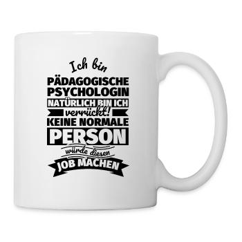 Pädagogische Psychologin Geschenke - Tasse - Weiß - Rechts