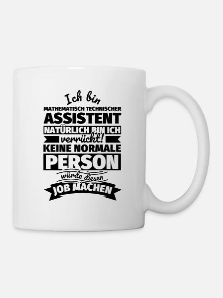 Mathematisch technischer Assistent Geschenke - Tasse - Weiß