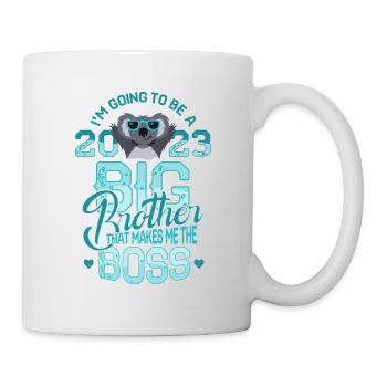 Big Brother 2023 Dire la grossesse du bébé - Mug blanc - blanc - Droite