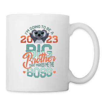 Big Brother 2023 Dire la grossesse du bébé - Mug blanc - blanc - Droite