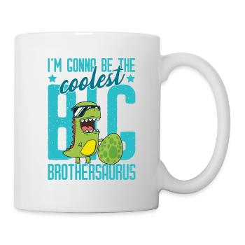Großer Brudersaurus Rex Großer Bruder Dinosaurier - Tasse - Weiß - Rechts