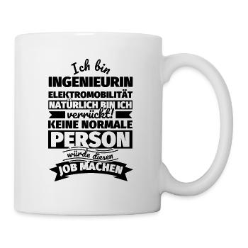 Ingenieurin Elektromobilität Geschenke - Tasse - Weiß - Rechts