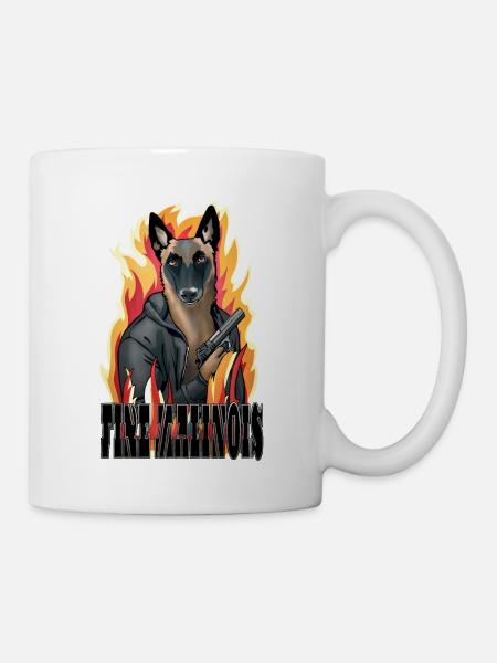 Malinois Badboy - Tasse - Weiß
