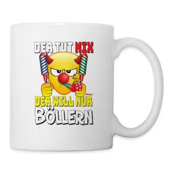 Der tut nix - Silvester Raketen - The Goodeys ® - Tasse - Weiß - Rechts