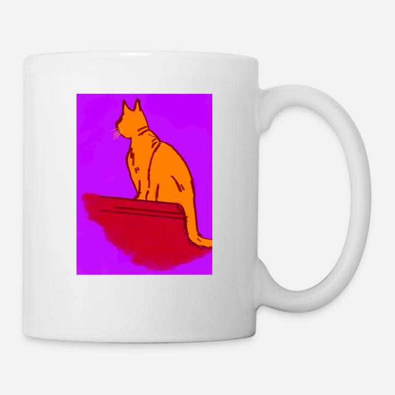 color cat - Mug blanc - blanc