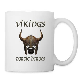 VIKINGS NORDIC HEROES nouveau - Mug blanc - blanc - Droite