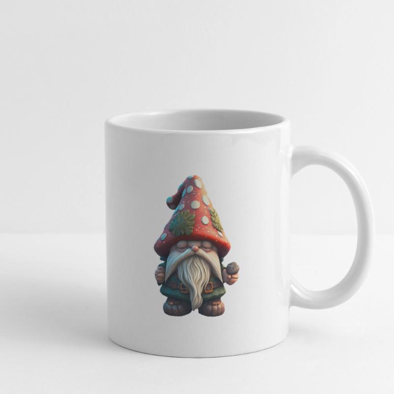 Sleepy dwarf with toadstool hat children Mug