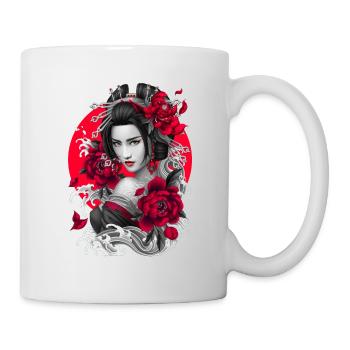 Japanese Geisha Art - Mug - white - Right