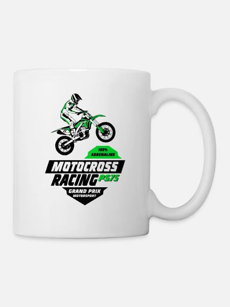 Supercross - Moto Cross - Motocross - Mug blanc - blanc
