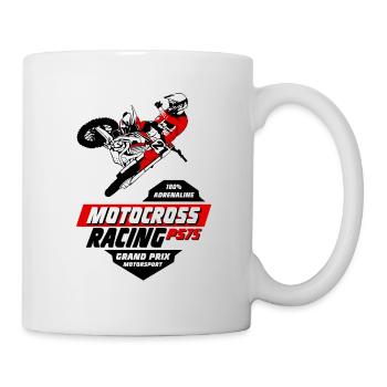 Moto Cross - Motocross - Supercross - Mug - white - Right