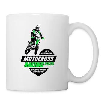 Moto Cross - Motocross - Supercross - Mug - white - Right