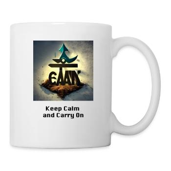 Keep Calm / Beruhig dich - Relaxen Shirt , Chillen - Tasse - Weiß - Rechts