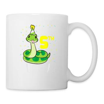 Serpents 5ème anniversaire 5 ans anniversaire - Mug blanc - blanc - Droite