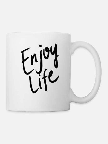 enjoy - Tasse - Weiß