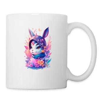 Cute Bunny Designe by Naminej - Tasse - Weiß - Rechts