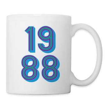 1988 Year of birth | Colors changeable - Mug - white - Right