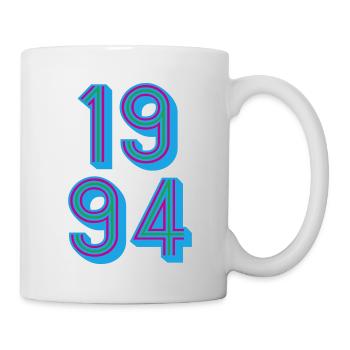 1994 Geburtsjahr | Farben änderbar - Tasse - Weiß - Rechts