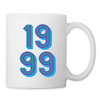 1999 Geburtsjahr | Farben änderbar - Tasse - Weiß - Rechts