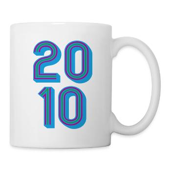 2010 Year of birth | Colors changeable - Mug - white - Right