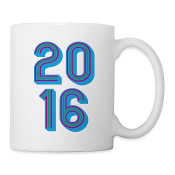 Année de naissance 2016 | Couleurs changeantes - Mug blanc - blanc - Droite