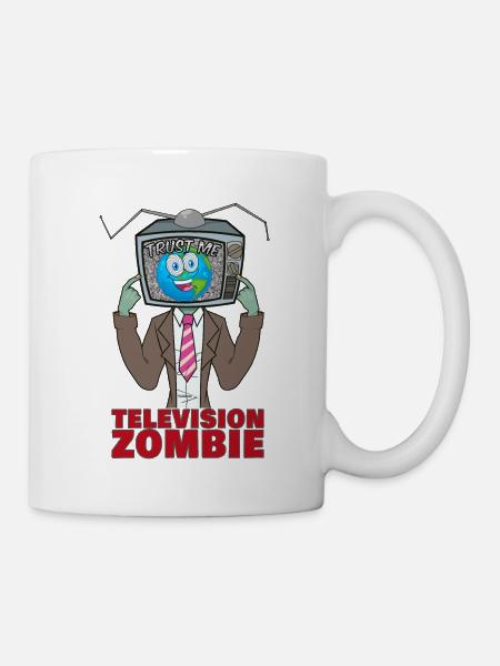 Television Zombie TV Zombie - Tasse - Weiß