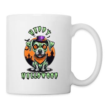 Happy Hallowoof Halloween Dog - Mug - white - Right