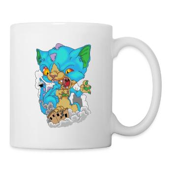 Katze Chaton Chat Monstre - Mug blanc - blanc - Droite