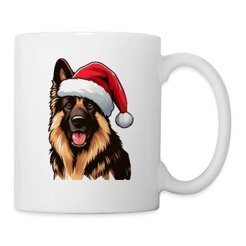 German Shepherd The Santa Claus - Mug - white - Right