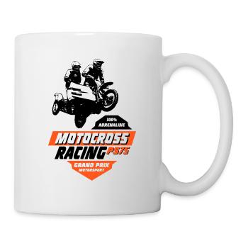 Sidecarcross - Side-car Moto Cross - Mug blanc - blanc - Droite