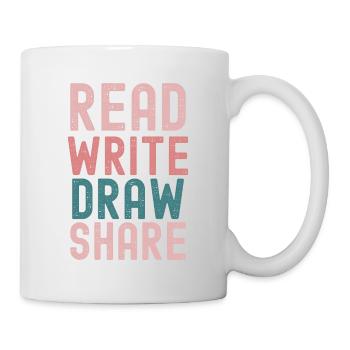 Title: Creative Inspiration in Four Words - Mug - white - Right