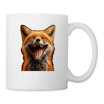 Lachender Fuchs 1 - Tasse - Weiß - Rechts