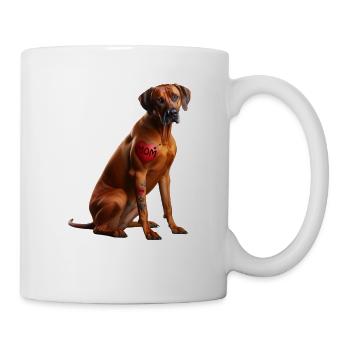 i love Mom - Tasse - Weiß - Rechts