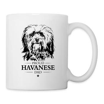 Havanese Dad Hunde Hund Havaneser Wilsigns - Tasse - Weiß - Rechts