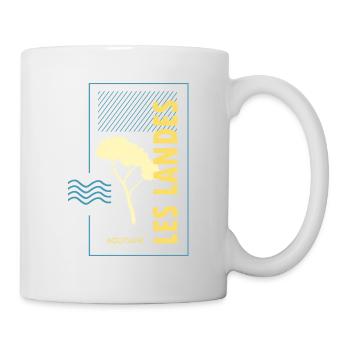 008s MER et PIN - Mug blanc - blanc - Droite