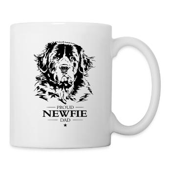 Newfie papa chien chien terre-neuve wilsigns - Mug blanc - blanc - Droite