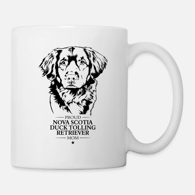 Nova Scotia Duck Tolling Retriever Mom Wilsigns - Tasse - Weiß