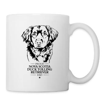 Nova Scotia Duck Tolling Retriever Papa Wilsigns - Mug blanc - blanc - Droite