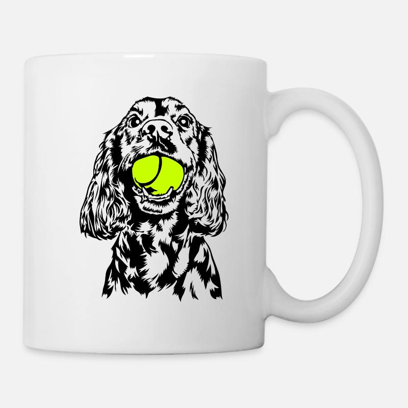 Cocker Spaniel Hunde Hund Wilsigns - Tasse - Weiß